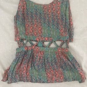 Cute Tank Top with Cutouts